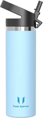 Sparrow Waterfles 0.5/0.75/1/1.2/1.5L van Roestvrij Staal met Strook - BPA-vrij en Lekbestendig | 31% Korting