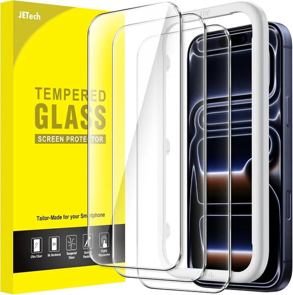 JETech Screen Protector for iPhone 17 Pro 6.3-Inch