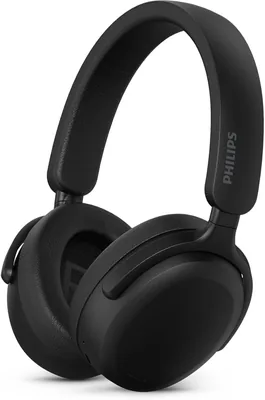 Fones de Ouvido Bluetooth Philips TAH2300BK/00 com Microfone, 55h de Bateria, Design Over-ear Dobrável - Preto