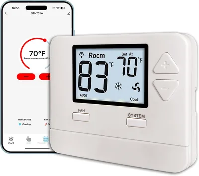 Heagstat WiFi Thermostat - C-Wire 1 Heat/Cool Best Deal