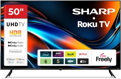 Sharp 50" 4K HDR Roku TV HJ4325K