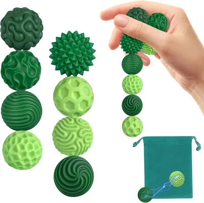Zingbee Pack mit 8 magnetischen Fidget-Spielzeug, Silikonmagnetbällen, Stressabbau | Sinnesspiel für Erwachsene und Kinder mit ADHS, Sen