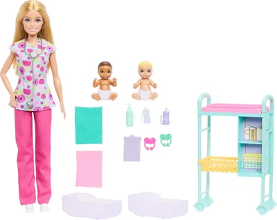 Barbie Careers Baby Doctor Doll Playset - 2 Dolls