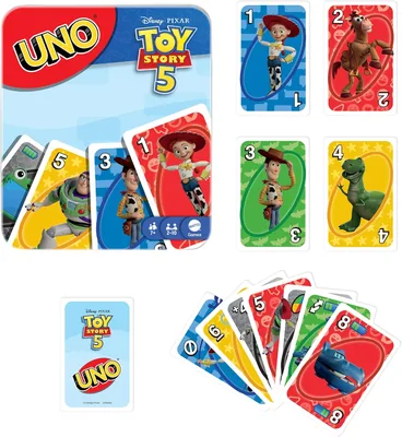 Mattel Games UNO Disney Pixar Toy Story 5 Puszka Gra karciana - Najlepsza oferta