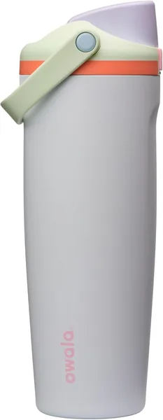 Owala FreeSip Sway Insulated Stainless Steel Water Bottle with Two-Way Spout, Built-In Straw and Bucket Handle, Made for Travel, School, and Sports, 30oz, BPA Free, Leak Proof