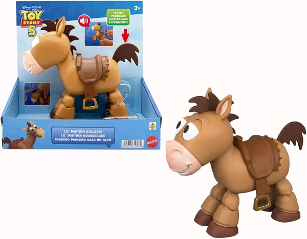 Caballo de Pelota Mattel Disney Pixar Toy Story 5 con Sonidos y Diferentes Poses Activado por Contacto, JKV48 - 20% Descuento