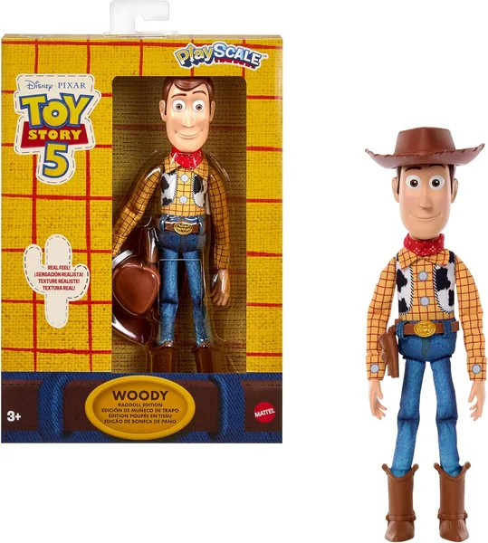 Mattel Disney and Pixar Toy Story 5 Figures, Ragdoll Edition Playscale 7 Inch Assortment