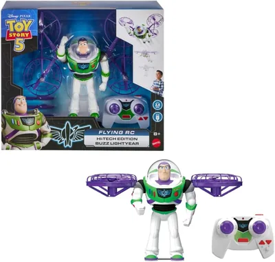 Mattel Disney & Pixar Toy Story 5 Flying Buzz Lightyear, Hi-Tech Edition with Remote Control - Best Deal