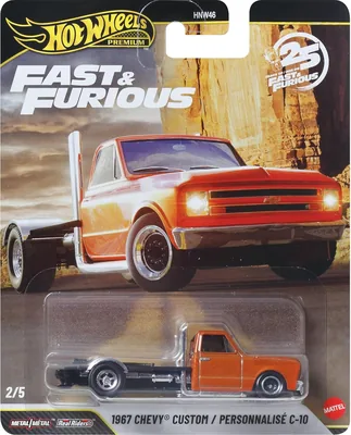 Acelere com o Hot Wheels® Collector Chevrolet C/K 1967, miniatura Fast & Furious 7 cm com corpo Metal/Metal™, pneus Real Ride - Melhor Preço