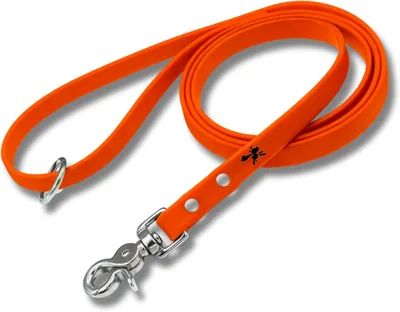 Gummy K9 Biothane Dog Leash, Stainless Steel, Safety Clasp, Weatherproof