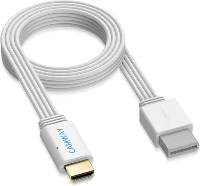 Adaptateur HDMI CAMWAY pour Wii, Convertisseur Vidéo 1080p avec Câble HDMI Intégré | Plug & Play