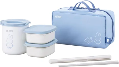Thermos DBQ-257B ASB Thermal Lunch Box, 8.5 fl oz (250 ml), Ash Blue Miffy Best Deal