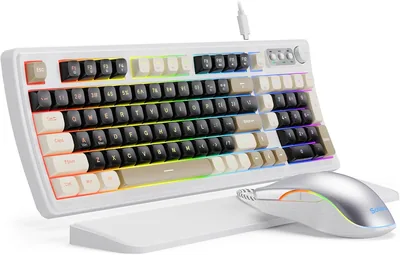Gaming Keyboard with Mouse Set - Anti-Ghosting, RGB