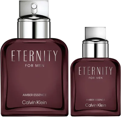 Calvin Klein CK Eternity for Men Amber Essence, 100 ML + 30 ML, 68% Off