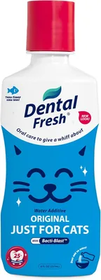 Dental Fresh Cat Water Additive, Tuna Flavor 12+ Weeks Fresh Breath & Clean Teeth
