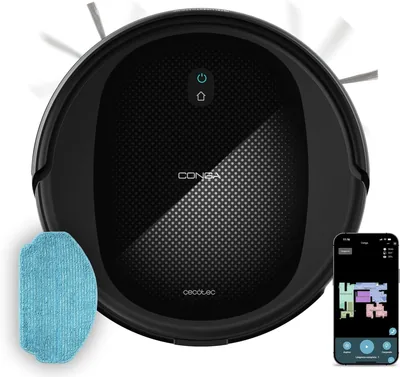 Cecotec Conga M20 Aspiradora Robótica, Navegación Gyroscópica, 7000Pa de Presión de Succión, Autonomía de 160 Minutos, Anti-caída - 15% Descuento