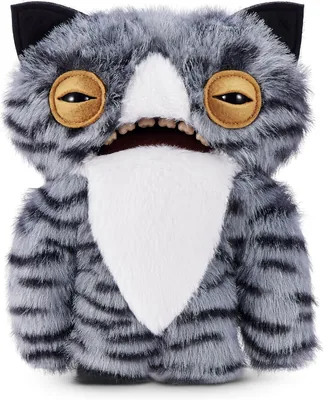 Zuru Fuggler Alley Cats 9" Plush Toy (Kat med stora ögon)