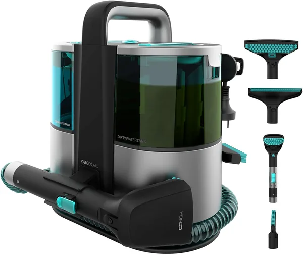 Cecotec Carpet&Spot Clean XL X-Treme Conga 4000 Aspiradora para Tapicerías y Alfombras con Cable 600W, 14kPa, Reserva