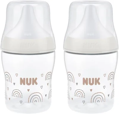 NUK Perfect Match Slow Flow Bottles 150ml - Twin Pack 0+ Months