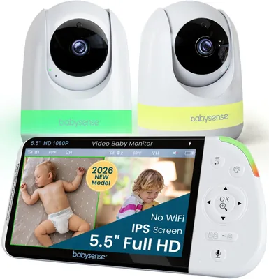 Babysense Full HD Split Screen Baby Monitor