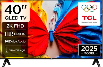 TCL 40S5K 40" Smart QLED TV HDR 10+ Google TV, Dolby Audio, Game Mode