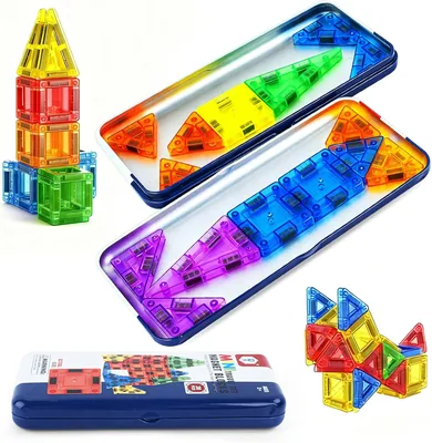 Mini Magnetic Tiles for Kids Ages 3-6 - 29% Off