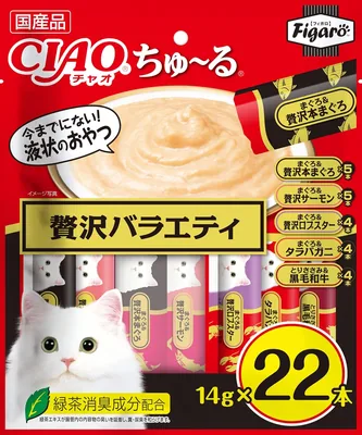 フィガロ CIAO Churu ラグジュアリー・バリエーション、0.5oz (14g) × 22缶 最安値
