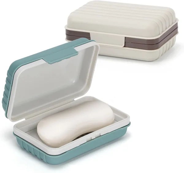 Ceecysaa 2 Pack Travel Soap Holders