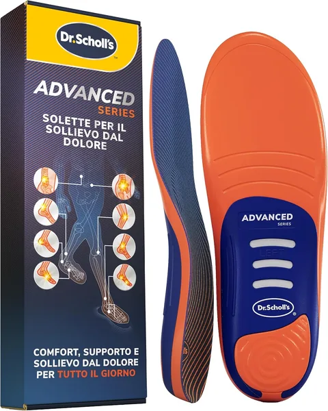 Dr. Scholl’s Solette Avanzata per il Sollievo del Dolore ai Piedi Uomo/Donna, 4.4 Stelle (2778 Recensioni)