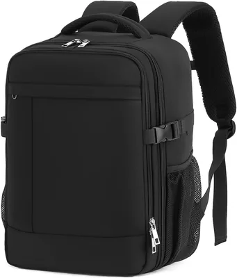Mochila para Ryanair 40x30x20 | Maleta de cabina de avión con bolsillo lateral y correa en el pecho, 19% de descuento