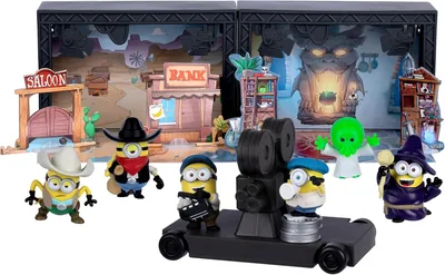 Minions Monster Movie Set - 2 Soundstages & 6 Figures - 20% Off
