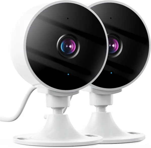 Elelink Kamera Wewnętrzna 2K 3MP WiFi Niania i Kamera dla Zwierząt z Wykrywaniem Ruchu, Nocne Widzenie - Najlepsza Cena