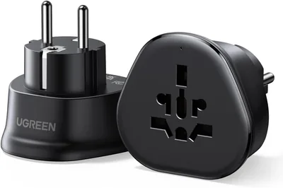 UGREEN World to EU Plug Travel Adapter - 32% Off