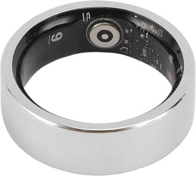 Tbest Smart Ring Silver Waterproof Fitness Tracker