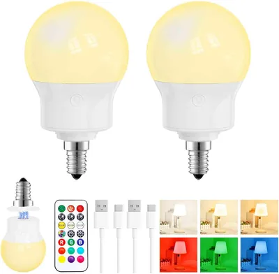 LED Rechargeable Bulb 2 Pack 15% Off