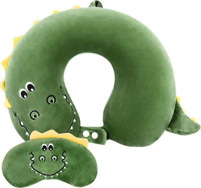 Alaoo Reiskussen met Verwijderbaar Memory Foam voor Kinderen - U-vormige Nekkussen