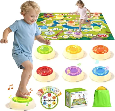 HYES Light Up Stepping Stones - Sensory Toy for Kids
