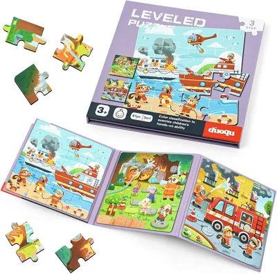 Aolso Magnetische Puzzels voor Kinderen 3-5 Jaren: Educatieve Reisspelletjes voor Kleuters
