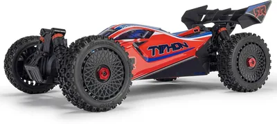 ARRMA RC Car 1/8 Typhon 4X4 223S BLX BRUSHLESS Buggy RTR (bez baterii i ładowarki) z DSC RED/Blue, ARA4306V4T3 - Najlepszy Całkowity Zakup