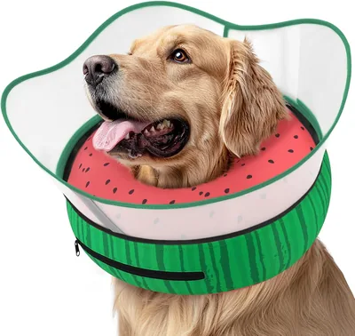 Supet Raised Inflatable Dog Cone Collar