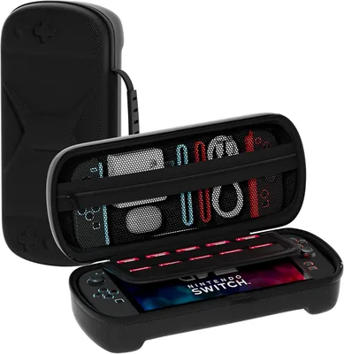 TXWLLIU Etui na Konsolę Nintendo Switch 2 2025, Twarda Torba Podróżna z Gniazdami na Karty