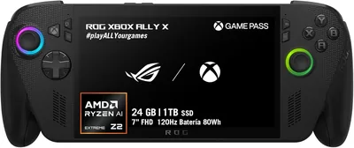 ASUS ROG Xbox Ally X Portátil con Ryzen AI Z2 Extreme, Pantalla 7" FHD 120Hz, 24GB RAM-1TB SSD, Wi-Fi 6E, Garantía Oficial ASUS