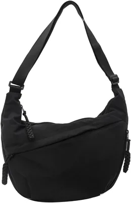 Crescent Crossbody Bags Women Spacious Nylon Slouchy Hobo Bag Best Deal