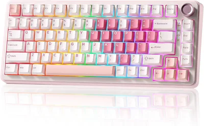 YUNZII B75 PRO 75% Wireless Mechanical Keyboard - Cream Milk Switch | 10% Off