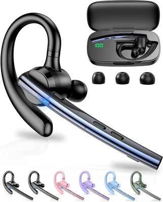 New Bee V5.1 Bluetooth Headset - Wireless Earpiece Black