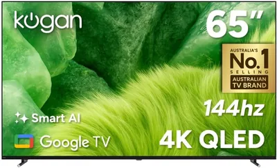 Kogan 65" QLED 4K 144Hz Smart AI Google TV - Q98G Best Deal