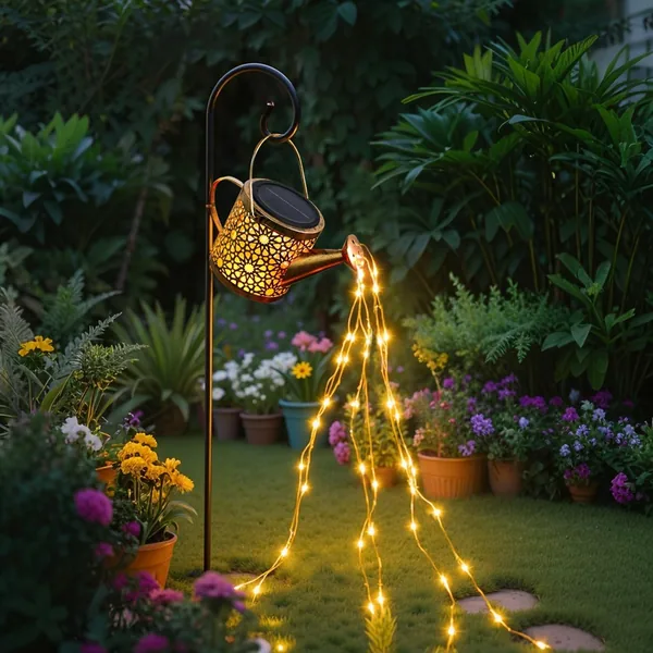 Daknswte Solar Watering Can Lights
