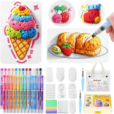 RuiHawk 75 Magic Puffy Paint Set