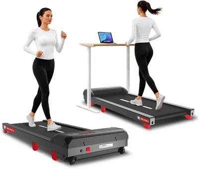 PowerMax Fitness WalkPad-2: 70% Off के साथ अंडर डेस्क वॉकिंग पैड ट्रेडमिल, 3.0 HP मोटर, मैनुअल इनक्लाइन