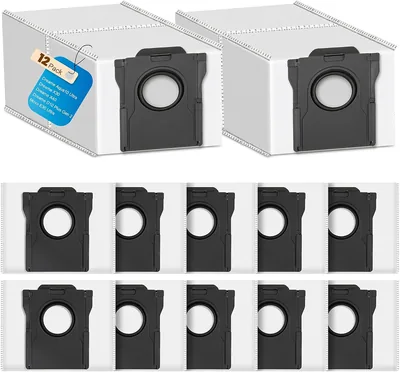 12 stp Dustbehållare för Dreame L10s Ultra Gen 2/3/X30/X40/X50 | Vakuträdet Bekvämligheter